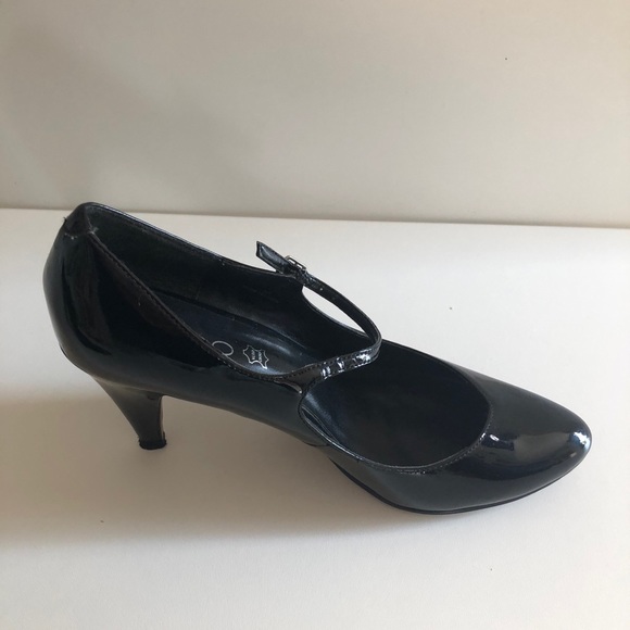 Aldo black shinny dress shoes - Picture 3 of 9